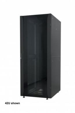 19'' Netzwerkschrank, Premium Line INTELLINET 22 HE, 1133 (H) x 600 (B) x 800 (T) mm, Flatpack, schwarz