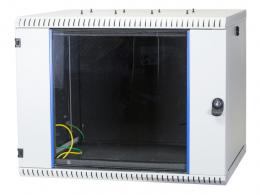 19 Zoll  Wandgehuse 15HE, Tiefe 600 mm, schallgedmmt, mit Silent-Lftern, Akustikschaum, RAL7035