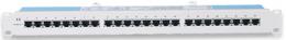 24-Port Cat5e Patchpanel, geschirmt INTELLINET FTP, 19'', 1 HE