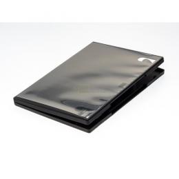 25x 1-Fach DVD H�llen 14mm schwarz      f�r 1 CD / DVD / Blu-ray 