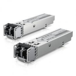 2er Pack Ubiquiti UACC-OM-MM-1G-D Transceiver-Modul SFP, 1,25 Gbit/s, LC Duplex, bis zu 550 m