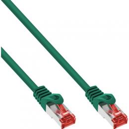 30er Bulk-Pack InLine Patchkabel, S/FTP (PiMf), Cat.6, 250MHz, PVC, Kupfer, grn, 3m