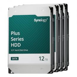 4er Pack Synology Plus HDD 12TB 3.5 Zoll SATA Interne CMR Festplatte