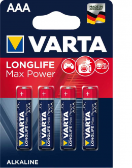 4x Varta 4703 Maxi-Tech Micro AAA für Krinner Lumix Classic IR IR 75122 IR 75...