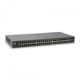 50-Port Fast Ethernet Switch + 2 GE SFP/RJ45 Combo Ports