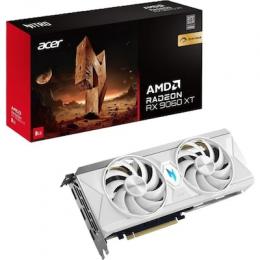 Acer Nitro AMD Radeon RX 9060 XT 8G OC White - 8GB GDDR6, 1x HDMI, 3x DP