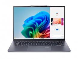 Acer Swift Go 14 AI (SFG14-01-X4P0) Copilot+ PC 14,5 WUXGA, IPS, 120Hz, Snapdragon X Plus X1P-42-100, 16GB RAM, 512GB SSD, Windows 11 Home