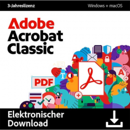 Acrobat Classic 2024 Win/Mac ML Vollversion ESD   1 Benutzer 3 Jahre (Download)