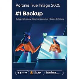 Acronis True Image 2025 [5 Geräte - Dauerlizenz]