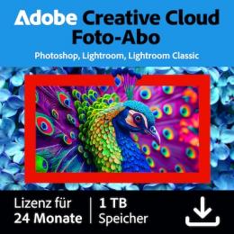 Adobe Creative Cloud Foto-Abo | 24 Monate | 1TB | PC/Mac