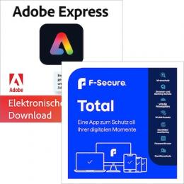 Adobe Express Premium | 1 Jahr | 100GB | Web/iOS/Android | inkl. F-Secure TOTAL [1 Dev - 15 Monate - Vollversion]