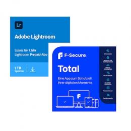 Adobe Lightroom | 1 Jahr | 1TB | PC/Mac | inkl. F-Secure Total [1 Device - 12+3 Monate]