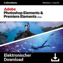 Adobe Photoshop & Premiere Elements 2026| 3 Jahre