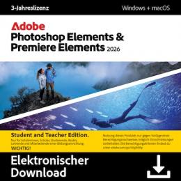 Adobe Photoshop & Premiere Elements 2026 | 3 Jahre