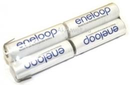 Akkupack Panasonic Eneloop AA Stange L2x2 4,8/2000 AS10H