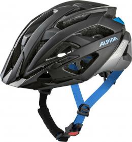 ALPINA VALPAROLA, Fahrradhelm, black-silver-blue[M / Medium]