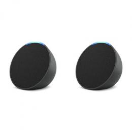 Amazon Echo Pop Doppelpack anthrazit - 2x Amazon Echo Pop in der Farbe anthrazit