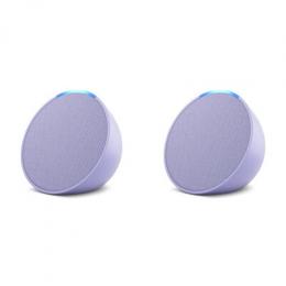 Amazon Echo Pop Doppelpack Lavendel - 2x Amazon Echo Pop in der Farbe Lavendel