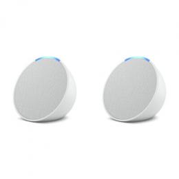Amazon Echo Pop Doppelpack weiß - 2x Amazon Echo Pop in der Farbe weiß