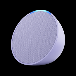 Amazon Echo Pop, lavendel Kompakter und smarter Bluetooth-Lautsprecher mit vollwertigem Klang und Alexa