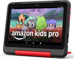 Amazon Fire HD 8 Kids Pro-Tablet (2024), Marvel's Avengers von 6 bis 12 Jahren, 13 Stunden Akkulaufzeit, kindgerechte Hülle,  8-Zoll-HD-Display, 32GB