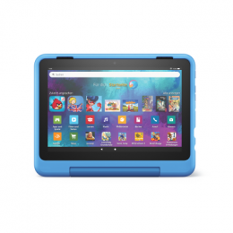 Amazon Fire HD 8 Kids Pro-Tablet, 8-Zoll-HD-Display, 32GB (2022) von 6 bis 12 Jahren, 13 Stunden Akkulaufzeit, kindgerechte Hülle, Cyber-Welt-Design