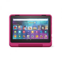 Amazon Fire HD 8 Kids Pro-Tablet, 8-Zoll-HD-Display, 32GB (2022) von 6 bis 12 Jahren, 13 Stunden Akkulaufzeit, kindgerechte Hülle, Regenbogen-Design