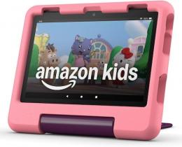 Amazon Fire HD 8 Kids-Tablet (2024), Disney-Prinzessinnen-Design für Kinder von 3 bis 7 Jahre, 2 Jahre Sorglos-Garantie, kindgerechte Hülle, 8-Zoll-HD