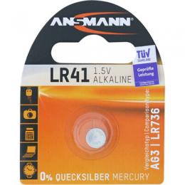 ANSMANN 5015332 Knopfzelle LR41 1,5V Alkaline