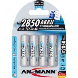 ANSMANN 5035212 NiMH-Akku Mignon AA, 2850mAh, 4er-Pack