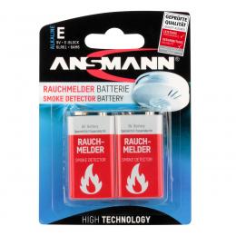 Ansmann Alkaline Batterie 9-V-Block für Rauchmelder