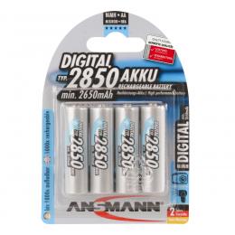 Ansmann DIGITAL NiMH Akku, Mignon AA, Typ 2850, R6 4er-Pack