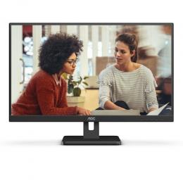 AOC 24E3UM 24 Zoll FHD Monitor, AdaptiveSync, Laustprecher (1920x1080, 75 Hz, DisplayPort, HDMI, VGA, USB Hub) schwarz