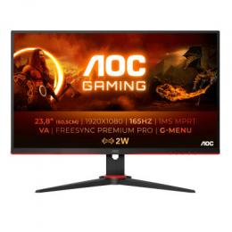 AOC 24G2SAE/BK Gaming Monitor - 165 Hz, FreeSync Premium