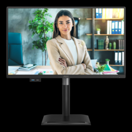 AOC 24P4U 24 Zoll Full HD Monitor, höhenverstellbar,120 Hz, schwarz