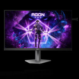 AOC AG276FK 27 Zoll FHD Gaming Monitor, 520 Hz, 1 ms GtG, Adaptive Sync., G-Sync comp., HDR400 (2x HDMI, 1x DisplayPort 1.4, USB Hub) schwar