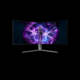 AOC Agon Pro AG456UCZD B-Ware WQHD OLED Curved Gaming Monitor, 240 Hz, 0,03 ms GtG, HDR10, FreeSync Prem. Pro, G-Sync comp. (34440x1440, HDMI 2.0, Di