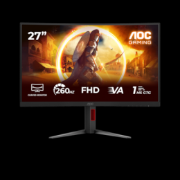 AOC C27G4Z2 27 Zoll - Curved Gaming Monitor Fast VA, FHD, 260 Hz, 1 ms GtG, 2x HDMI, DP