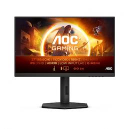 AOC Gaming 27G4X B-Ware 27 Zoll FHD Monitor, 180 Hz, 1 ms, FreeSync Prem., G-Sync comp., HDR10 (1920x1080, HDMI, DisplayPort) schwarz