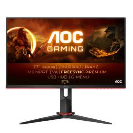 AOC Q27G2U/BK Gaming Monitor - WQHD, 144 Hz, FreeSync Premium