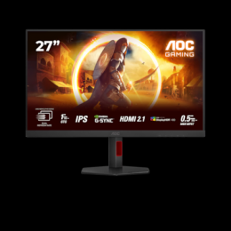 AOC U27G4R 27 Zoll - Dual-Frame Gaming Monitor Fast IPS Panel, UHD 160Hz/ FHD 320 Hz, 1 ms, HDR400, HDMI, DP