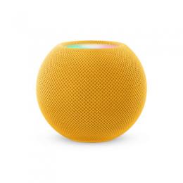 Apple HomePod Mini (Gelb) MJ2E3D/A [Bluetooth, 360° Audio, Siri Sprachsteuerung]