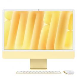 Apple iMac Gelb CZ1EK-01000000 - 61cm(24‘‘) M4 10-Core CPU, 10-Core GPU, 24GB RAM, 256GB SSD, Standardglas, Magic Keyboard TID