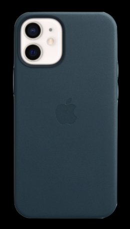 Apple iPhone 12 mini Leder Case mit MagSafe – Baltischblau