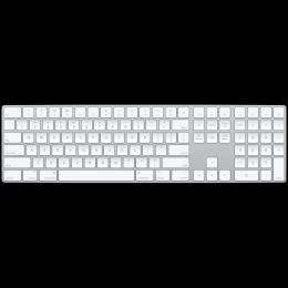 Apple Magic Keyboard mit Ziffernblock – Englisch (USA) – Silber
