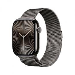 Apple Watch S10 Schiefer Titanium Milanese Loop Schiefer B-Ware GPS + Cellular 46mm MC7R4QF/A 2024