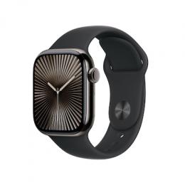 Apple Watch S10 Schiefer Titanium Sport Band Schwarz - M B-Ware GPS + Cellular 42mm MWXH3QF/A 2024