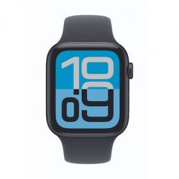 Apple Watch SE 3  44mm Mitternacht Aluminium Gehäuse mit Mitternacht Sport Band - S/M
