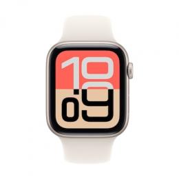 Apple Watch SE 3 Cellular 44mm Polarstern Aluminium Gehäuse mit Polarstern Sport Band - S/M