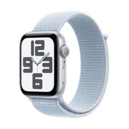 Apple Watch SE Silber Aluminium Sport Loop Blaue Wolke 2 B-Ware GPS 44mm MXET3QF/A